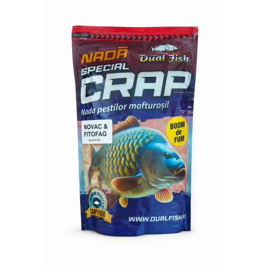 Nada crap BOOM DE FUM Novac si Fitofag 1kg Dual Fish efect fumigen atractie rapida