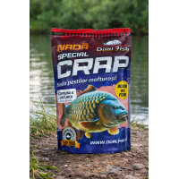 Nada crap BOOM DE FUM Capsuna si Usturoi 1kg Dual Fish fumigena atractie instant crap mare