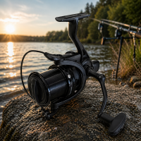 Mulinetă Crap Big Pit 12000, 9+1 Rulmenți, Raport 4.1:1, Tambur Aluminiu Long Cast