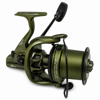 Mulinetă Crap Big Pit 14000, 9+1 Rulmenți, Raport 6.6:1, Tambur Long Cast Aluminiu, Anti-Revers