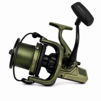 Mulinetă Crap Big Pit 14000, 9+1 Rulmenți, Raport 6.6:1, Tambur Long Cast Aluminiu, Anti-Revers