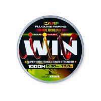 Fir Pescuit Crap Fluorine Multicolour 1000m 0.30mm 17kg Rezistență Ridicată