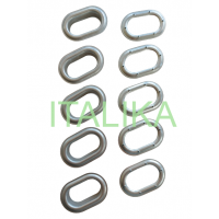 Preducea manuala decupare gauri ovale 42mmx22 mm montare capse ovale pe Folia transparenta, ITALIKA
