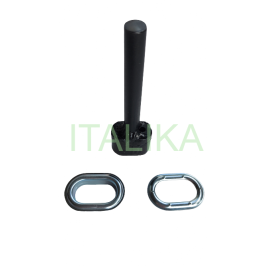 Preducea manuala decupare gauri ovale 42mmx22mm montare capse ovale pe Folia transparenta, ITALIKA