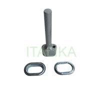 Preducea manuala decupare gauri ovale 42mmx22mm montare capse ovale pe Folia transparenta, ITALIKA
