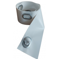 Banda ALBA PVC 5 cm x 30 mt intarire margini folie transparenta terase anti UV