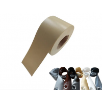 Banda CREM PVC 10 cm x 30 mt intarire margini folie transparenta terase anti UV