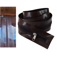 Fermoar pe Banda MARO 10 cm x 2,0 metri, cursor metal, doi tragatori, pentru folia transparenta