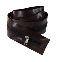 Fermoar pe Banda MARO 10 cm x 2,25 metri, cursor metal, doi tragatori, pentru folia transparenta