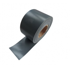 Banda GRI ANTRACIT 10 cm x 30 mt intarire margini folie transparenta terase anti UV