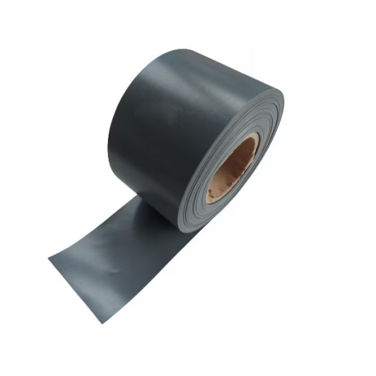 Banda GRI ANTRACIT 10 cm x 30 mt intarire margini folie transparenta terase anti UV