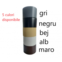 Banda GRI ANTRACIT 10 cm x 30 mt intarire margini folie transparenta terase anti UV