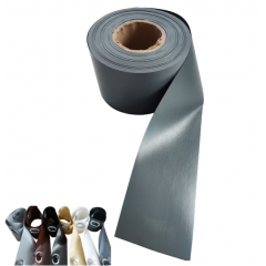 Banda GRI ANTRACIT PVC 20 cm x 30 mt intarire margini folie transparenta anti UV, ITALIKA