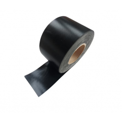 Banda NEAGRA PVC 20 cm x 30 mt intarire margini folie transparenta terase anti UV