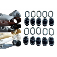 Banda NEAGRA PVC 5 cm x 30 mt intarire margini folie transparenta terase anti UV