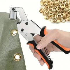 SET 1 Cleste manual +1 Preducea + 200 ocheti metalici cu 200 saibe incluse 10 mm diametru interior