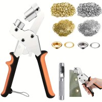 SET 1 Cleste manual +1 Preducea + 200 ocheti metalici cu 200 saibe incluse 10 mm diametru interior