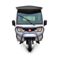 Triciclu ELECTRIC KUBA Ekamyonet VOLAN BORD cabina inchisa, limitat 25 km /h, carte RAR INCLUSA