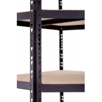 Raft METALIC cu Banc de Lucru Polite MDF H 1800mm x L1000mm x l 600mm
