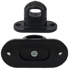 Set 10 Bride Rotative NEGRU butoni compatibili capse ovale 42mmx22mm folie transparenta terase