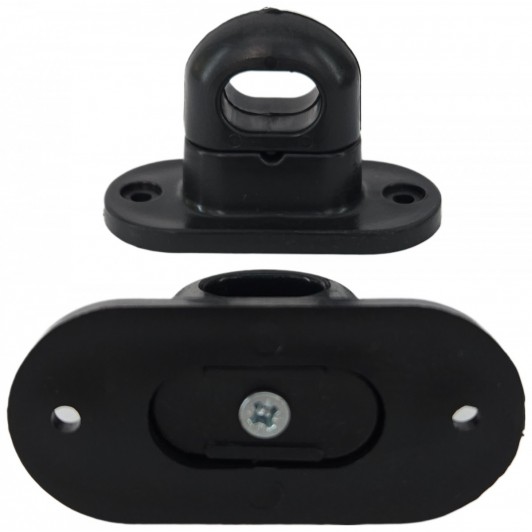 Set 10 Bride Rotative NEGRU butoni compatibili capse ovale 42mmx22mm folie transparenta terase