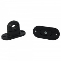 Set 10 Bride Rotative NEGRU butoni compatibili capse ovale 42mmx22mm folie transparenta terase
