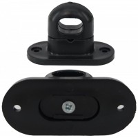 Set 10 Bride Rotative NEGRU butoni compatibili capse ovale 42mmx22mm folie transparenta terase