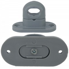 SET 10 BRIDE Rotative ANTRACIT butoni compatibili capse ovale 42mm x 22mm folie transparenta terase
