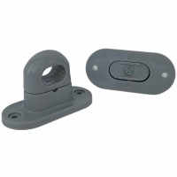SET 10 BRIDE Rotative ANTRACIT butoni compatibili capse ovale 42mm x 22mm folie transparenta terase