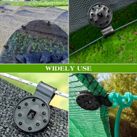 Set 100 Cleme de Prindere Plasa de umbrire, materiale textile diverse, prelate