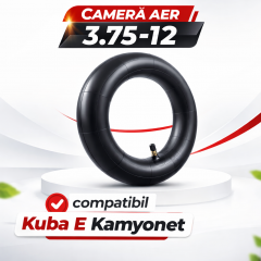 Camera aer roata FATA 3.75 -12 triciclu electric COMPATIBILA Kuba E KAMYONET
