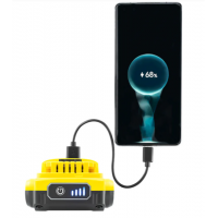 Lampă Lucru LED Acumulator lithiu 18 V 3500 mAh 80W Lumină Caldă si Rece Port USB Încărcător Telefon