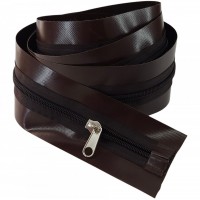 Set 2 Fermoare AUTOADEZIVE SERE si SOLARII 10 cm latimex2 metri lungime cursor metal cu 2 tragatori