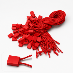 Set 1000 Sigilii ROSU 16cm -17 cm agatare Etichete produse horeca, fashion, diverse industrii