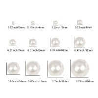 Perle margele de montat la aparat IVOYRE 6 mm FARA gaura PACHET 500 gr genti pantofi,imbracaminte