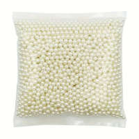 Perle margele de montat la aparat IVOYRE 6 mm FARA gaura PACHET 500 gr genti pantofi,imbracaminte