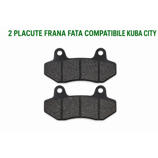 SET 2 Placute de FRANA fata compatibile KUBA CITY