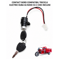 SET 1 CONTACT de bord cu 2 CHEI INCLUSE compatibil Triciclu Electric KUBA GL15000