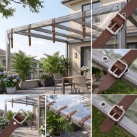 Set 10 Cureluse MARO 2,0 cm x 70 cm lungime catarama metalica folie transparenta terasa prealata