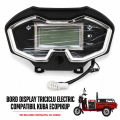 Bord DISPLAY compatibil triciclu electric KUBA ECOPIKUP