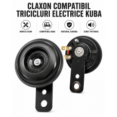 CLAXON compatibil Triciclu Electric KUBA EKAMYONET GL15000 GL18000 GL 35000 ETC