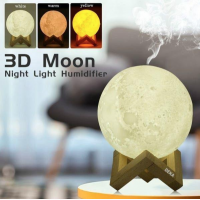 Lampa de veghe in forma de luna cu umidificator