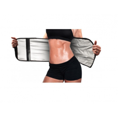 Centura de slabit cu efect sauna, unisex, negru