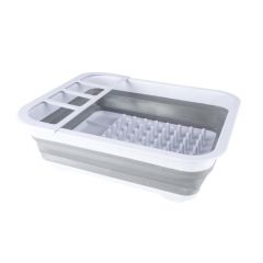 Suport pliabil pentru vase cu scurgator, silicon