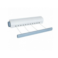 Uscator retractabil de perete pentru rufe cu 4 sfori