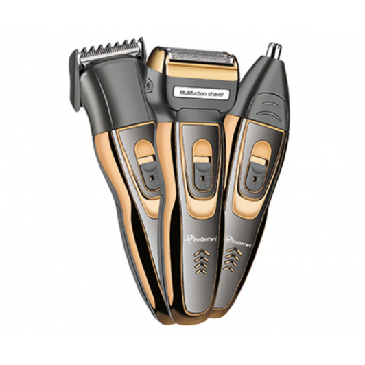 Aparat de tuns si ras, 3 in1 Multishaver, cu acumulator si cablu incarcare
