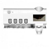 Dozator pasta de dinti cu alimentare solara si sterilizator UV pentru periute