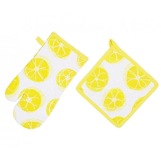 Set bucatarie 2 piese manusa de bucatarie+suport oala