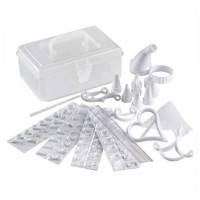 Kit decorare tort 100 piese + Set 4 folii alimentare reutilizabile