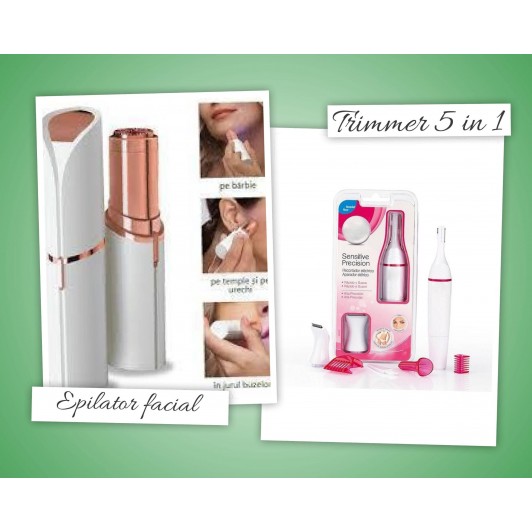 Epilator facial + Trimmer corporal